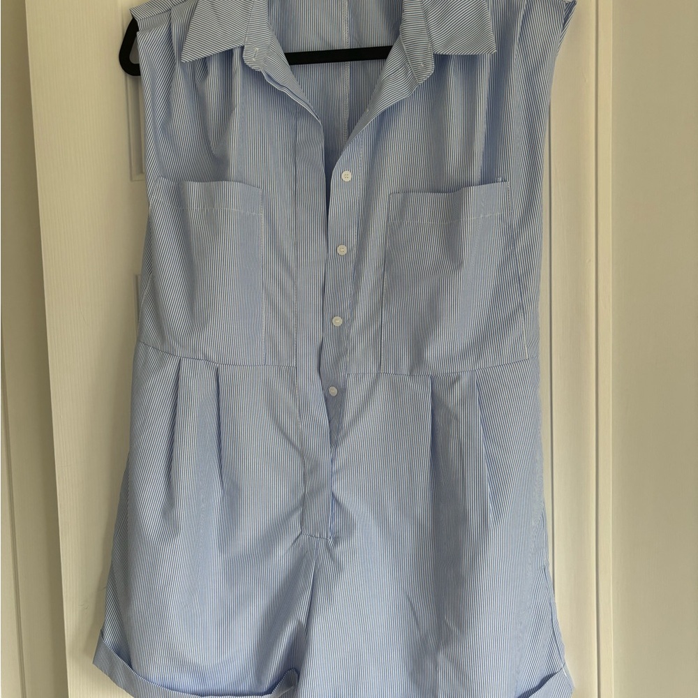 Deluc - Blue Sleeveless romper